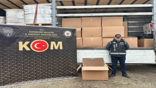Eskişehirde 1 milyon 125 bin adet doldurulmuş makaron ele geçirildi
