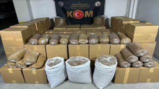 Eskişehirde piyasa değeri 400 bin TL olan 2 ton kıyılmış tütün ele geçirildi