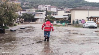 Gemlikte sağanak taşkınına Başkan müdahalesi