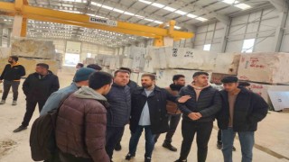 Gençler mermer sektörü hakkında bilgi aldı