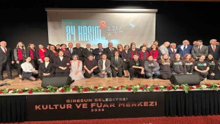 Giresunda 24 Kasım Öğretmen Günü törenlerle kutlandı