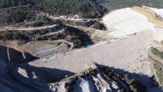 Girme Barajının ön yüz beton imalatı çalışmalarına başlandı