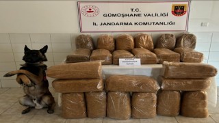 Gümüşhanede 138 kilogram kaçak tütün ele geçirildi