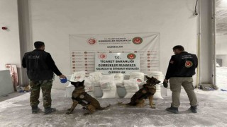 Gürbulak Sınır Kapısında 4 buçuk tondan fazla uyuşturucu ele geçirildi