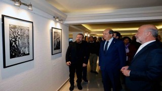 “Güzel Sanatlar Ekim Sergisi” Cumhurbaşkanı Tatar tarafından açıldı