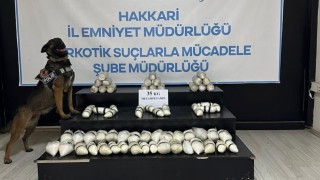 Hakkaride 35 kilo metamfetamin ele geçirildi