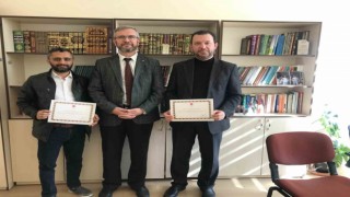 Hatimle teheccüd namazı kıldıran akademisyenlere teşekkür belgesi