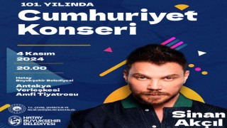 HBB’den Hatay’da Ücretsiz Sinan Akçıl Konseri