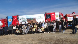 Hisarcıkta 120 fidan dikildi