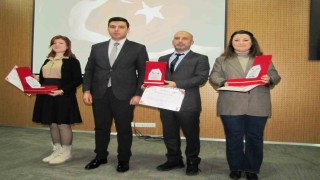 Hisarcıkta dereceye giren öğretmenler ödüllendirildi