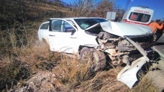 Hisarcıkta trafik kazası: 1 yaralı