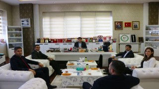 Iğdır Denetimli Serbestlik Müdürü Erkan Yıldırımdan Rektör Almaya ziyaret