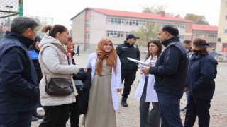 Iğdırda okul çevresindeki işletmeler denetlendi
