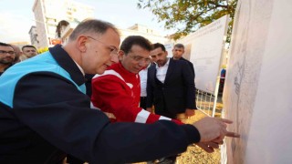 İmamoğlu ve Çalık, Beylikdüzünde incelemelerde bulundu