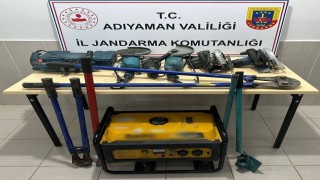 İnşaat malzemesi çalan şahıs yakalandı