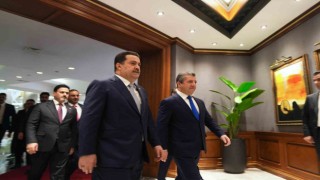 Irak Başbakanı Sudani, IKBY Başbakanı Barzani ile bir araya geldi