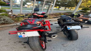 Ispartada trafiği tehlikeye düşüren 2 motosiklet sürücüsüne ceza yazıldı