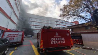 İstanbul Eğitim ve Araştırma Hastanesinde yangın paniği: Hastalar sedyeyle başka kliniklere sevk edildi