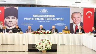 İstanbul Valisi Davut Gül Sultangazili muhtarlarla bir araya geldi