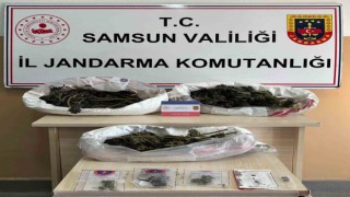 Jandarma 627 gram kubar esrar ele geçirdi