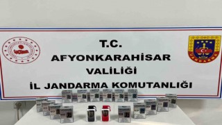 Jandarma kaçak elektronik sigara ele geçirdi