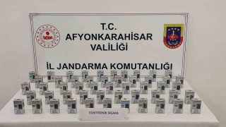 Jandarmadan kaçak elektronik sigara operasyonu
