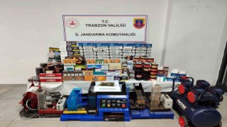 Jandarmadan kaçak sigara imalathanesine baskın