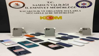 Kaçak cep telefonları ele geçirildi