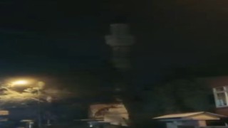 Kahramanmaraşta gündüz sallanan minare akşam devrildi