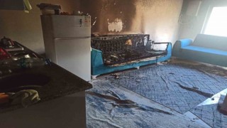 Kahramanmaraşta ikamet yangını