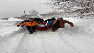 Karda KOAH hastasına böyle ulaşıldı