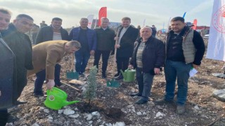 Karesi AK Parti İlçe kongre sonrası fidanlar toprakla buluştu