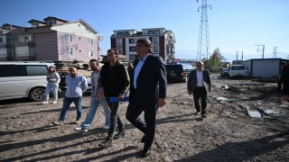 Kartepe İtfaiye Müfrezesi binasında çalışmalar sürüyor