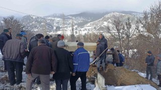 Kastamonuda yangında hayatını kaybeden baba ile engelli oğlu toprağa verildi