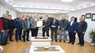 Kaymakam Furkan Alpaya fahri hemşehrilik beratı verildi