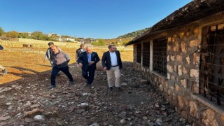 Kaymakam Partal, köylerde incelemelerde bulundu