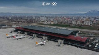 Kayseri Havalimanında 10 ayda 2 milyon 208 bin kişiye hizmet verildi