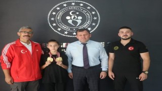 Kayserili sporcu Yıldızlar Balkan Şampiyonu oldu