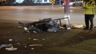 Kazada ağır yaralanan motosiklet sürücüsü hastanede hayatını kaybetti