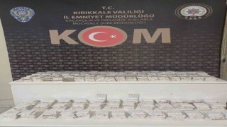Kırıkkalede 10 bin 900 adet kaçak makaron ele geçirildi
