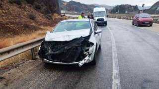 Kırıkkalede iki otomobil çarpıştı: 1 yaralı