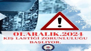 Kırklarelinde kış lastiği mecburiyeti 1 Aralıkta başlayacak