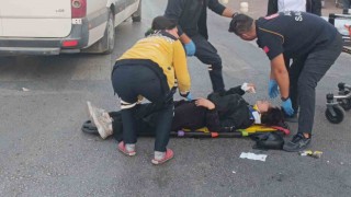 Kırmızı ışık ihlali kazayı beraberinde getirdi, genç kız acı içerisinde kaldı