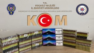 Kocaelide kaçak tütün operasyonu