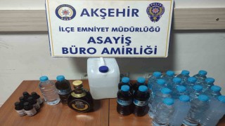 Konyada sahte alkol operasyonu