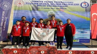 Körfezli yüzücüler Balıkesirden madalyalarla döndü