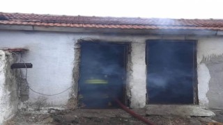 Kuluda müştemilatta yangın