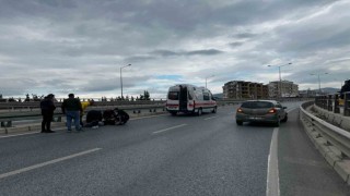 Kuşadasında motosiklet kazası: 1 yaralı