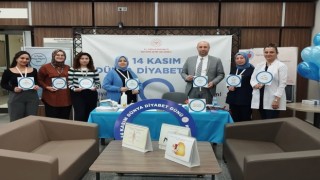 Kütahya Şehir Hastanesinde diyabet tarama standı