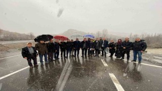 Kütahyada Domaniç-Tavşanlı Karayolunun en zor ve tehlikeli kısmı olan 6,2 kilometrelik kısmı törenle trafiğe açıldı